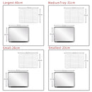 Baking Tray w/ Rack Set of 8(4 Racks),Baking Pans Stainless Steel w/ Cooling Rack