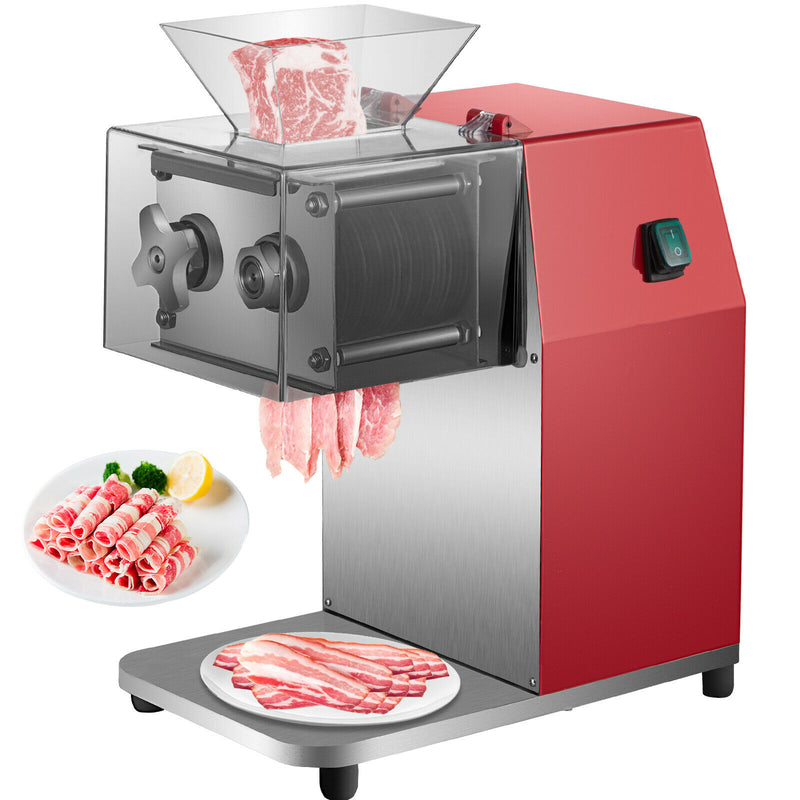 Commercial Electric Meat Cutter Slicer Shredding Machine 551lbs/h 850w Food Chopper Chipper