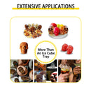 Ice Skull Cube Maker 4/6 Grid Black Silicone Tray DIY Creative Silica Gel Gun Bullet Skull Shape