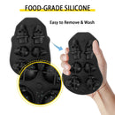 Ice Skull Cube Maker 4/6 Grid Black Silicone Tray DIY Creative Silica Gel Gun Bullet Skull Shape