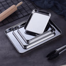 4-pieces Stainless Steel Baking Tray Pans Non-Stick Sheet,Mirror Finish&Rust Free