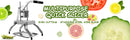 Multipurpose Easy Quick Slicer with Stainless Steel Tray Vegetable Fruits Chopper Cutter Practical