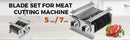 One Set Blade 7mm for Desktop Meat Slicer 1100 LB/H 500W Stainless Steel Cutting Machine