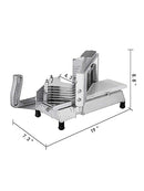 Tomato Slicer Sharp Blades For 3/8 Inches Heavy Duty Vegetables Cutter With Built In Cutting Board