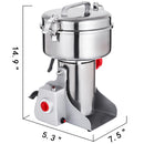Electric Herb Grain Mill Grinder 2000g 28000r/min 50-300 Mesh Powder Wheat Machine 4000W