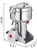 Electric Herb Grain Mill Grinder 2000g 28000r/min 50-300 Mesh Powder Wheat Machine 4000W