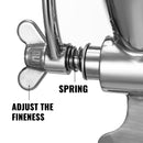 Manual Grain Grinder 1.6Inch Thickness Coffee Machine Mill with Hand Crank Table Clamp Design