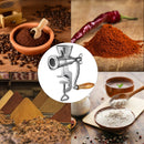 Manual Grain Grinder 1.6Inch Thickness Coffee Machine Mill with Hand Crank Table Clamp Design