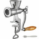Manual Grain Grinder 1.6Inch Thickness Coffee Machine Mill with Hand Crank Table Clamp Design