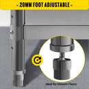 Commercial Stainless  Work Table 2 Shelves Commercial Kitchen Food Prep with Installation Kit