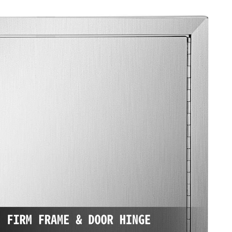 Access Door Firm Waterproof Oil Proof Stainless Steel Double W/ Recessed Handle Outdoor Kitchen