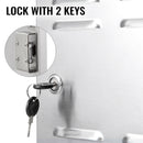 Vented Access Door Magnetic Door W/ Lock  Stainless Steel Handle Waterproof Storage Cabinet