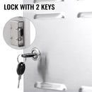 Vented Access Door Magnetic Door W/ Lock  Stainless Steel Handle Waterproof Storage Cabinet
