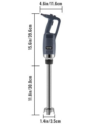 Commercial Immersion Blender Electric Professional Immersion Manual Mixer Variable Speed