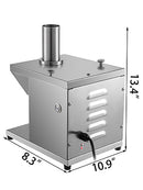 Electric Sausage Slicer Stainless Steel Cutter Machine 300W with Double-Sickle Blade