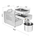 Electric/Manual Oil Pressers Making Machine Business Equipment 304 Stainless Steel