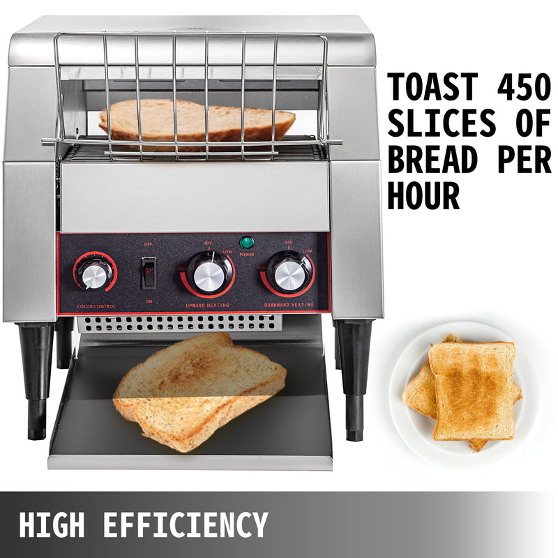 150/300/450 Pcs/ Electric Conveyor Toaster Bread Bagel Food Maker  Appliances