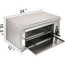Electric Salamander Oven 2KW Adjustable Grid Kitchen Stainless Steel  Broiler for Pizza