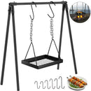Campfire Cooking Stand Swing Grill Carbon Steel Equipment Easy to Install