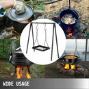 Campfire Cooking Stand Swing Grill Carbon Steel Equipment Easy to Install