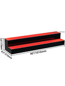 LED Acrylic Lighted Liquor Bottle Display Shelf Bottle Mounted Wine Racks 16/20/24/30/40/60" 2/3