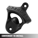 100 PCS Beer Bottle Opener Cast Iron Wall Mount Cider Pourer Simple Opening