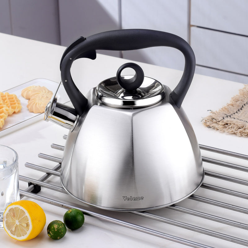 3L Stainless Steel Tea Kettle for Stovetop Whistling Tea Pot,Stovetop Kettle