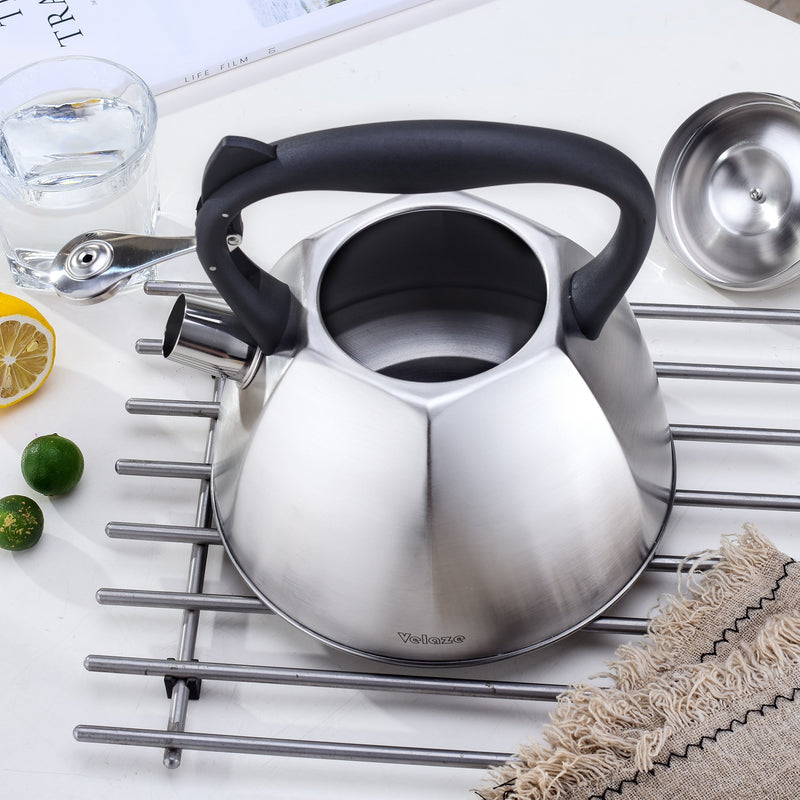 3L Stainless Steel Tea Kettle for Stovetop Whistling Tea Pot,Stovetop Kettle