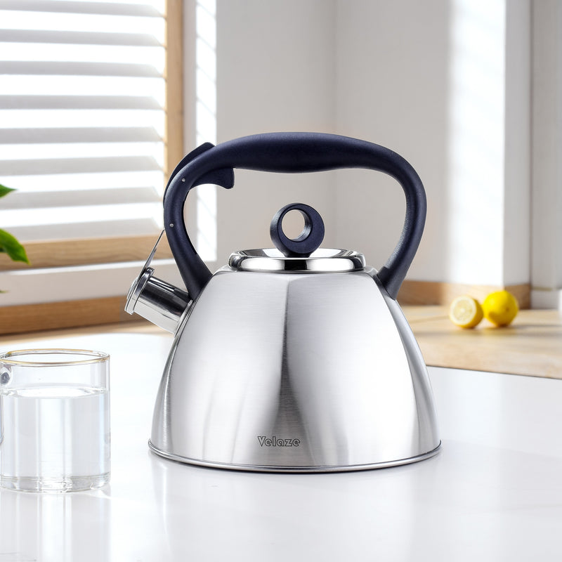 3L Stainless Steel Tea Kettle for Stovetop Whistling Tea Pot,Stovetop Kettle