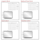 Baking Tray w/ Rack Set of 8(4 Racks),Baking Pans Stainless Steel w/ Cooling Rack