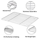 Baking Tray w/ Rack Set of 8(4 Racks),Baking Pans Stainless Steel w/ Cooling Rack