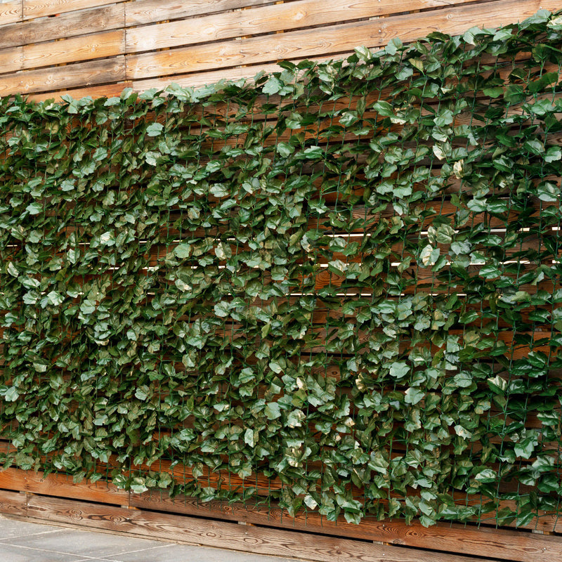 59''x118'' Faux Ivy Leaf Decorative Privacy Fence Screen Artificial Hedge Fencing