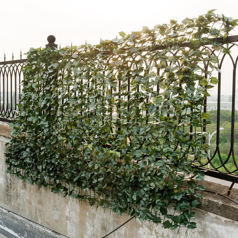59''x118'' Faux Ivy Leaf Decorative Privacy Fence Screen Artificial Hedge Fencing
