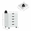 Lockable Wheels Water Resistant Home Office Filing Storage Cabinets
