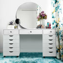 Lockable Wheels Water Resistant Home Office Filing Storage Cabinets