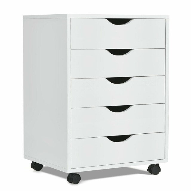 Lockable Wheels Water Resistant Home Office Filing Storage Cabinets