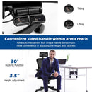 Office Chair, High Back Executive Computer Chair W/ Adjustable backrest Headrest&3D Armrest