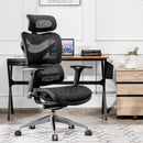 Mesh Office Chair Adjustable High Back Reclining Task Swivel Chair Black CB10175DK