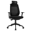High Back Mesh Office Chair Swivel Reclining Task Chair w/Clothes Hanger HW67586