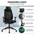 High Back Mesh Office Chair Swivel Reclining Task Chair w/Clothes Hanger HW67586