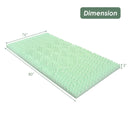 3 Inch Mattress Topper Cooling Air Foam 5-Zone Pad Twin HU10003-T