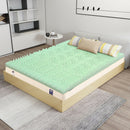 3 Inch Mattress Topper Cooling Air Foam 5-Zone Pad Twin HU10003-T