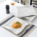 36-Piece Marble Grey Porcelain Dinner Set