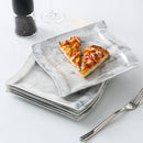 36-Piece Marble Grey Porcelain Dinner Set