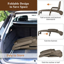 Lounge Chair Chaise Adjustable Recliner Weather Resistant Coffee OP70717CF