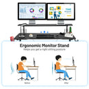 Desk Home Office Computer Table E-Sports w/Monitor Shelf&amp;Cup Holder HW66758