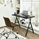 Y-shaped Gaming Desk Home Office Computer Table w/ Phone Slot &amp; Cup Holder HW66759