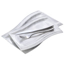 2-pieces Marble Porcelain Dinner Dinnerware Plate Set, Rectangular