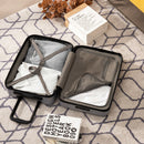 Expandable Luggage Hardside Suitcase w/Spinner Wheel&amp;TSA Lock Silver BL10002SR