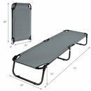 Folding Camping Bed Outdoor Portable Military Cot Sleeping Hiking Travel
